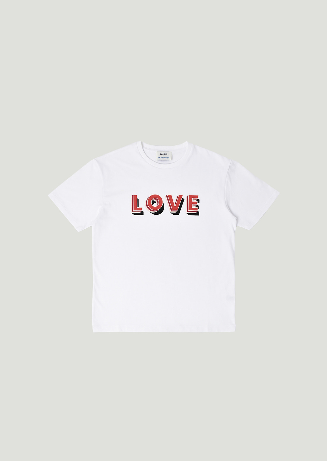 &#039;LOVE&#039; Supima t-shirt (White)
